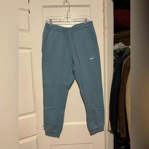 Nike blue joggers sweats large in mens